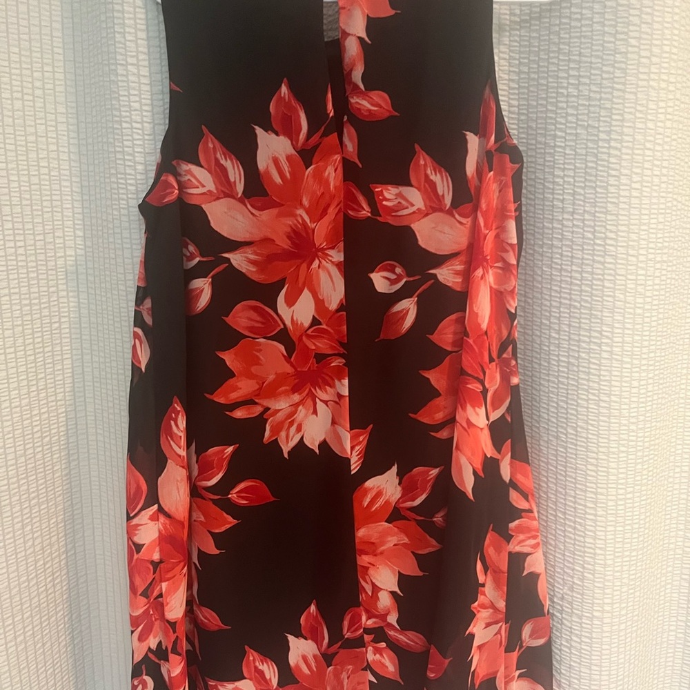 Jessica Howard Red and Black Floral Dress - Picture 3 of 4